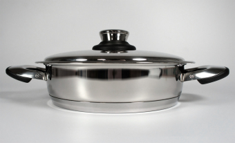 Набор посуды Medium Master Inox нержавеющая сталь, индукция, толстое дно 12 мм