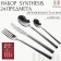 Набор столовых приборов на 6 персон SYNTHESIS PINTINOX Red