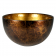 Миска большая Brera Gold CIVE золотая, диаметр 25 см