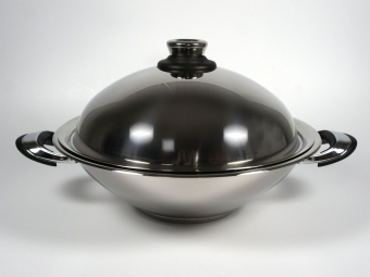Казан с купольной крышкой Master Inox EkoDomus 32 см 4,3 л нержавеющая сталь