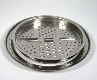 Набор мисок с крышками и фритюрницей из нержавеющей стали Master Inox EkoDomus