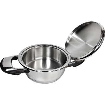 Кастрюля Master Inox 16см 1.2л ЭкоДомус