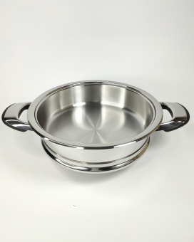 Набор посуды Maxi Master Inox нержавеющая сталь, индукция, толстое дно 12 мм