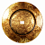 Блюдо подстановочное Gold CIVE золото, диаметр 33 см