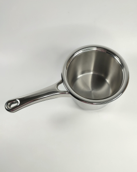 Ковш с крышкой Master Inox 14 см 2 литра нержавеющая сталь