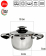 Кастрюля Master Inox 16см 1,8л ЭкоДомус Кастрюля Master Inox 16см 1,8л ЭкоДомус