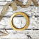 Тарелка золотая GLASAX Gold14 см