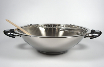 Казан с купольной крышкой Master Inox EkoDomus 32 см 4,3 л нержавеющая сталь