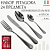Набор столовых приборов 24 предмета PITAGORA PINTINOX Red