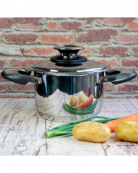 Кастрюля Master Inox 16см 2л ЭкоДомус