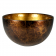 Миска большая Brera Gold CIVE золотая, диаметр 25 см