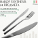 Набор столовых приборов на 6 персон SYNTHESIS PINTINOX Red