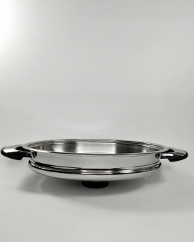 Сковорода овальная для рыбы Master Inox 34х21 см 1,8 литров нержавеющая сталь