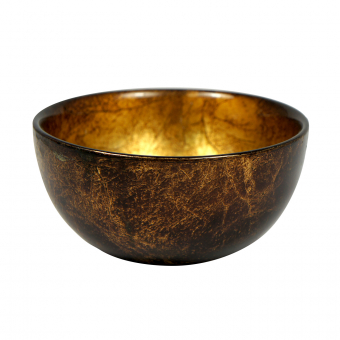 Миска малая Brera Gold CIVE золотая, диаметр 13,5 см