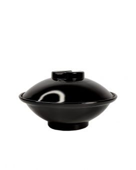 Салатник с крышкой 19 см Black Lux