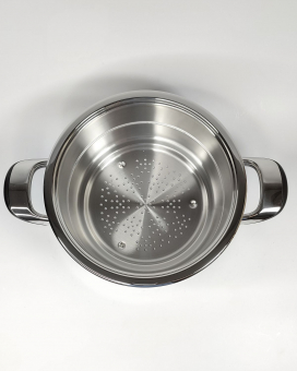 Пароварка Master Inox 24 см нержавеющая сталь, EkoDomus