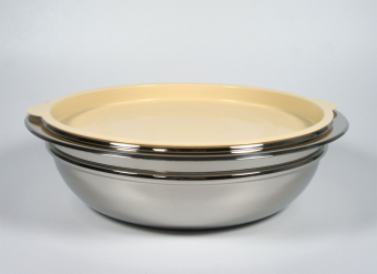 Набор мисок с крышками и фритюрницей из нержавеющей стали Master Inox EkoDomus