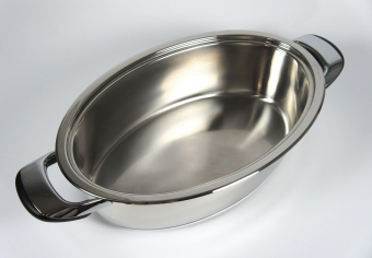 Кастрюля овальная Master Inox 6л ЭкоДомус