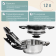 Кастрюля Master Inox 16см 1.2л ЭкоДомус