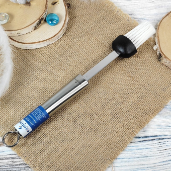 Кисточка кулинарная для выпечки 24 см Steel, Ghidini