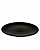 Тарелка черная большая Black Lux 32 см