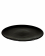 Тарелка черная большая Black Lux 32 см
