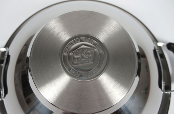 Казан с купольной крышкой Master Inox EkoDomus 32 см 4,3 л нержавеющая сталь