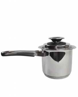 Ковш с крышкой Master Inox 14 см 2 литра нержавеющая сталь