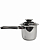 Ковш с крышкой Master Inox 14 см 2 литра нержавеющая сталь