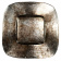 Блюдо квадратное большое Silver CIVE (серебро) 37х37 см